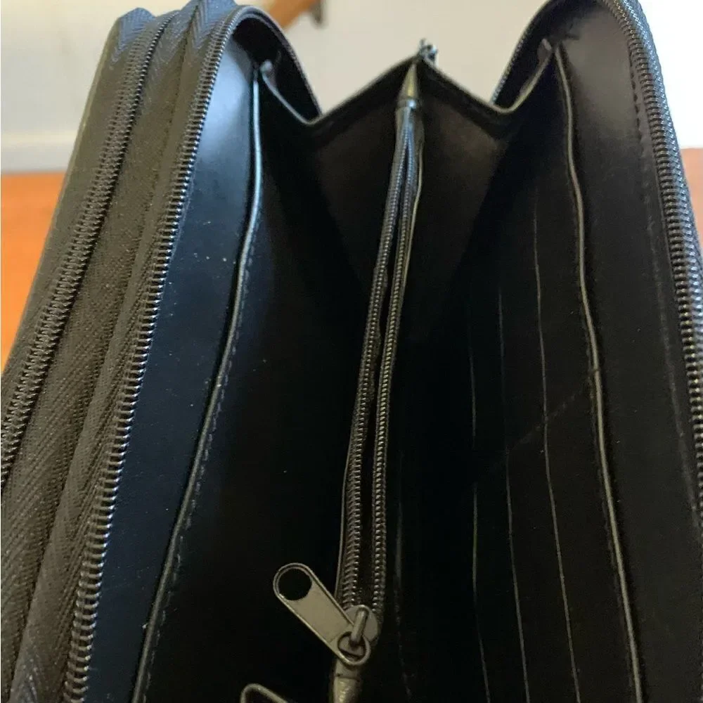 Philippe Amiel Planner Black Vegan Leather pen does not work no calculator